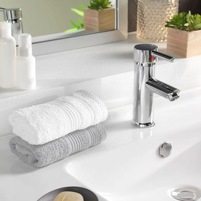 Fehér frottír pamut törölköző 30x50 cm Tendresse – douceur d'intérieur