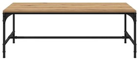 vidaXL Dohányzóasztal Artisan tölgy 100 x 50 x 35 cm Faanyag