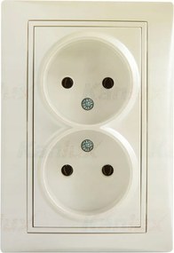 Dupla aljzat földelés nélkül komplett Kanlux