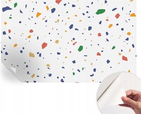 Öntapadós fotótapéta a konyhába Mosható Szivárvány darabok 416x254 cm