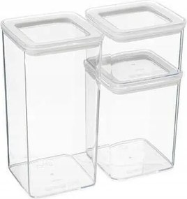 Eske 3 db-os átlátszó Edénykészlet 1,5L, 1L és 0,5L