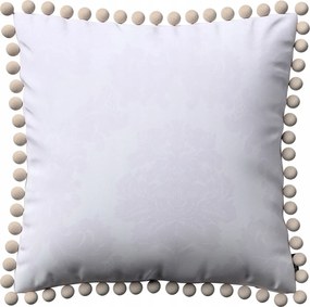 Párnahuzat 45x45 akantusz levelek fehér alapon