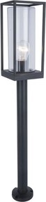 LUTEC 7288801012 FLAIR Modern Kültéri Állólámpa Fekete E27 IP44