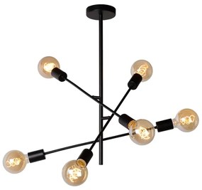 Lucide 21119/06/30 - Csillár rúdon LESTER 6xE27/40W/230V