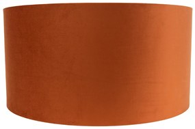Szövet lámpaernyő narancssárga, arany belsővel 50/50/25