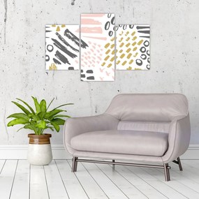 Kép - Absztrakt stroke-ok (90x60 cm)