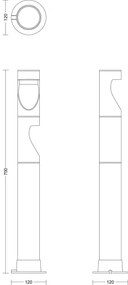 Philips - LED Kültéri lámpa GARDENLINK DESI LED/1,5W/24V 2700K IP44