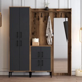 Berlin ABC - Walnut, Anthracite