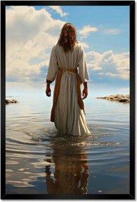 Poszterek keretben 40x60 Jézus a vízen