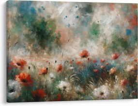 Kép – Pipacsmező absztrakciója (70x50 cm)