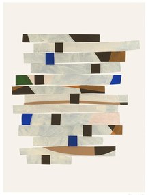 Poszter 50x70 cm Cut up Stripes – Berit Mogensen Lopez – The Poster Club