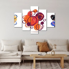 Színes körök képe (150x105 cm)