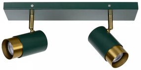 Lucide 35913/02/33 - Spotlámpa FLORIS 2xGU10/40W/230V zöld