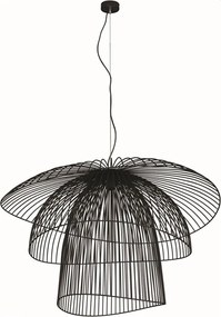 KAJA KP-12 PLAZA Fekete Színű Függeszték 1xE27 15W IP20