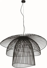 KAJA KP-12 PLAZA Modern Függesztett Lámpa Fekete E27 IP20