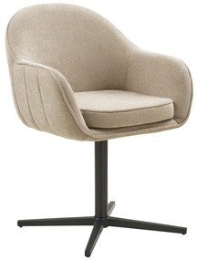 Tamera étkezőszék forgóval, világos szürke, fekete