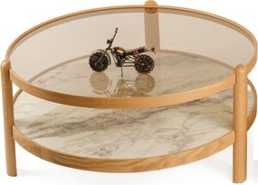 Golf 100 - Oak, White Marble