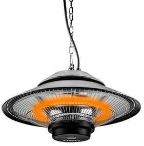 Sugárzó fűtőtest 1500 W, mennyezeti, IP44, távirányító 90-034