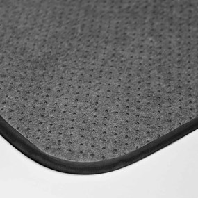 Fekete-aranyszínű fürdőszobai kilépő 45x75 cm Orbella – douceur d'intérieur