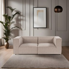 Kétszemélyes kanapé Sora 2 - Homok Bézs