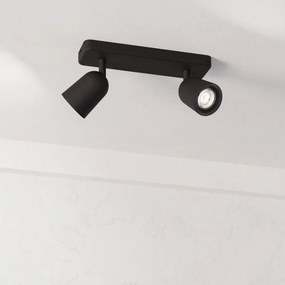 Eglo 901953 - CAMALDOLI spotlámpa 2xGU10/10W/230V fekete