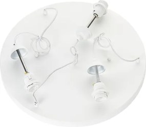 BRILAGI - WABI SABI kábeles függeszték 3xE27/40W/230V, Ø 82 cm, fehér