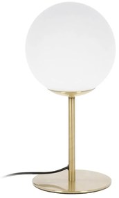 Aranyszínű asztali lámpa fém búrával (magasság 28 cm) Mahala – Kave Home