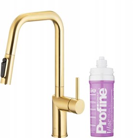 Kfa Duero Pure Style Konyhai Csaptelep Profine Lilac S, Szálcsiszolt Világos Arany