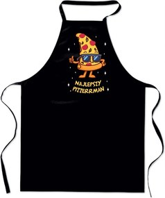 Nyomtatott Kötény Legjobb Pizzan Pizza férfi apa ajándék