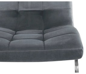 Szürke bársony étkezőszék szett 2 db-os Lola – Støraa