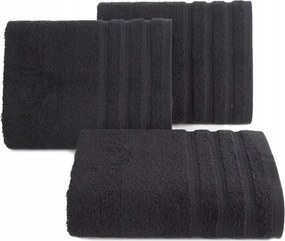 Fürdőlepedő Eurofirany fekete, bordó 100% pamut