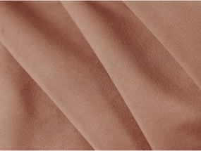 Rózsaszín bársony kinyitható kanapé 209 cm Shannon – Cosmopolitan Design