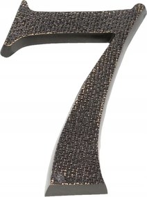 Számjegyek Számjegy Sárgaréz Patina Retro Házszám 7