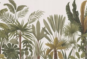 Fotótapéta Flizelin Fal a Hálószobába Egzotikus levelek 152x104 Ragasztó