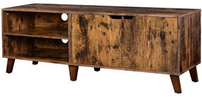 Tv szekrény, 2 ajtós tv állvány, 140x40x50 cm