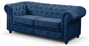 Infinity Chesterfield III kinyitható kanapé Kék