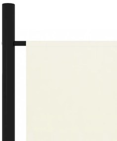 fehér 6 paneles paraván 300 x 180 cm