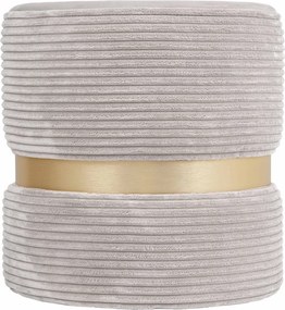 Ring puff - arany gyűrű - L06 - krém bársony R