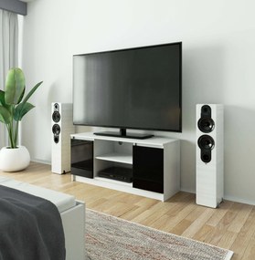 TV asztal Darian (magasfényű fekete). Akció -16%. 1068715