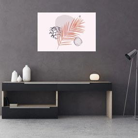 Kép - Lila minimalizmus N⁰3 (90x60 cm)