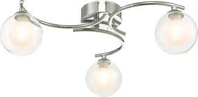 Dar Lighting modern mennyezeti lámpa nakita csiszolt króm darnak5350-04
