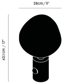 TOM DIXON MET01COEU MELT Réz Színű Asztali Lámpa 1XE14 25W IP20