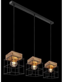 Globo 15530-3H - Csillár zsinóron MERRIL 3xE27/60W/230V