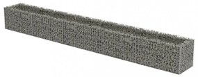 horganyzott acél gabion magaságyás 450 x 50 x 50 cm