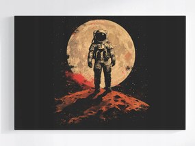 Poszter Űrhajós Kozmosz Hold Retro Vintage 120x80