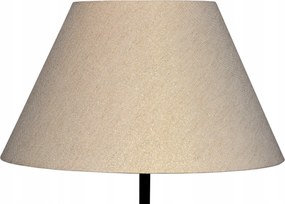 Exkluzív Lámpabúra E27 Feltekerhető Szélű lámpabúra 15/31 h18 cm Bézs+Arany Latina