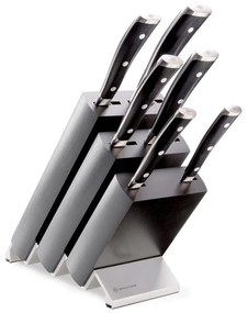 Wüsthof CLASSIC IKON 7 részes konyhai késkészlet állvánnyal, jasan/fekete