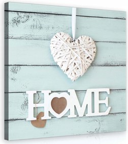 Vászonkép 40x40 Szív skandináv stílusban Dekoráció egy hangulatos nappaliba