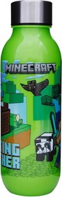 Minecraft Crafting műanyag kulacs csavaros kupakkal 640 ml