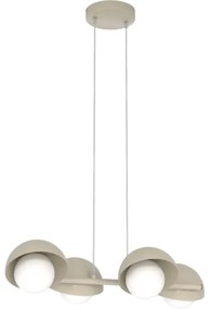 BOOM kábeles csillár 4xG9/8W/230V bézs